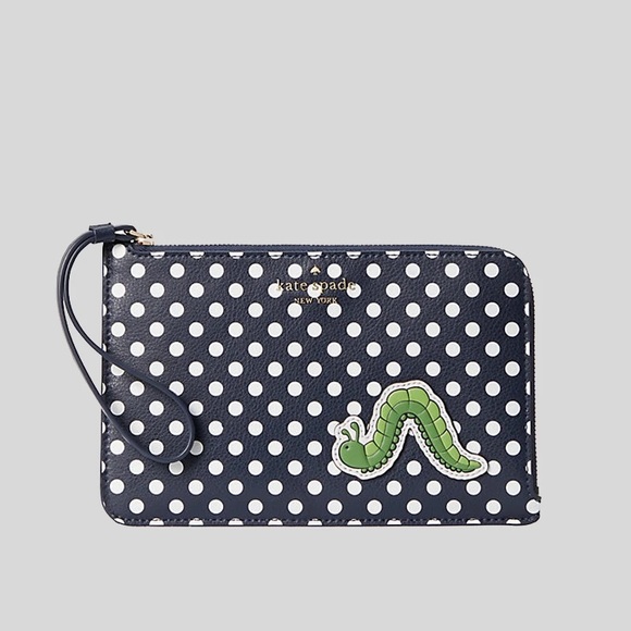 Kate Spade ♠️ 🐛 enchanted forest wristlet NWT - Picture 6 of 7